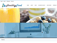 Tablet Screenshot of healthy-baby-food.com